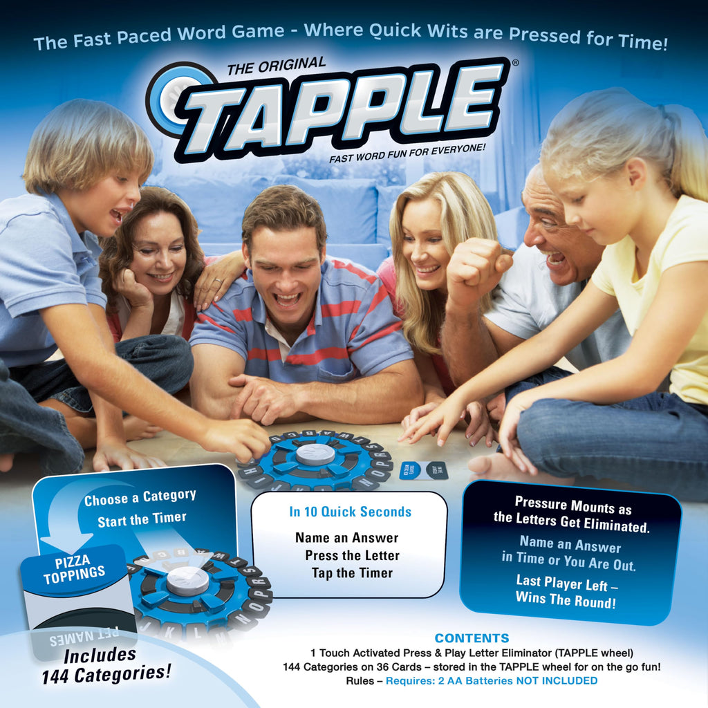 The Original TAPPLE Fast-Paced Category Family Board Game