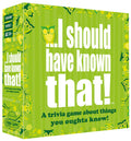 I should have known that! - A Trivia Game About Things You Oughta Know
