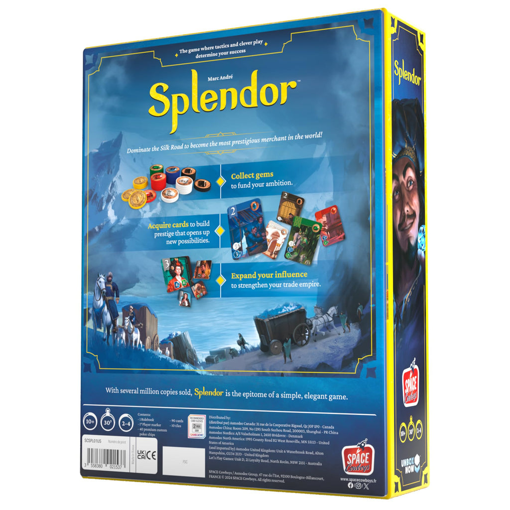 Splendor Board Game - Gem Mining Strategy Game