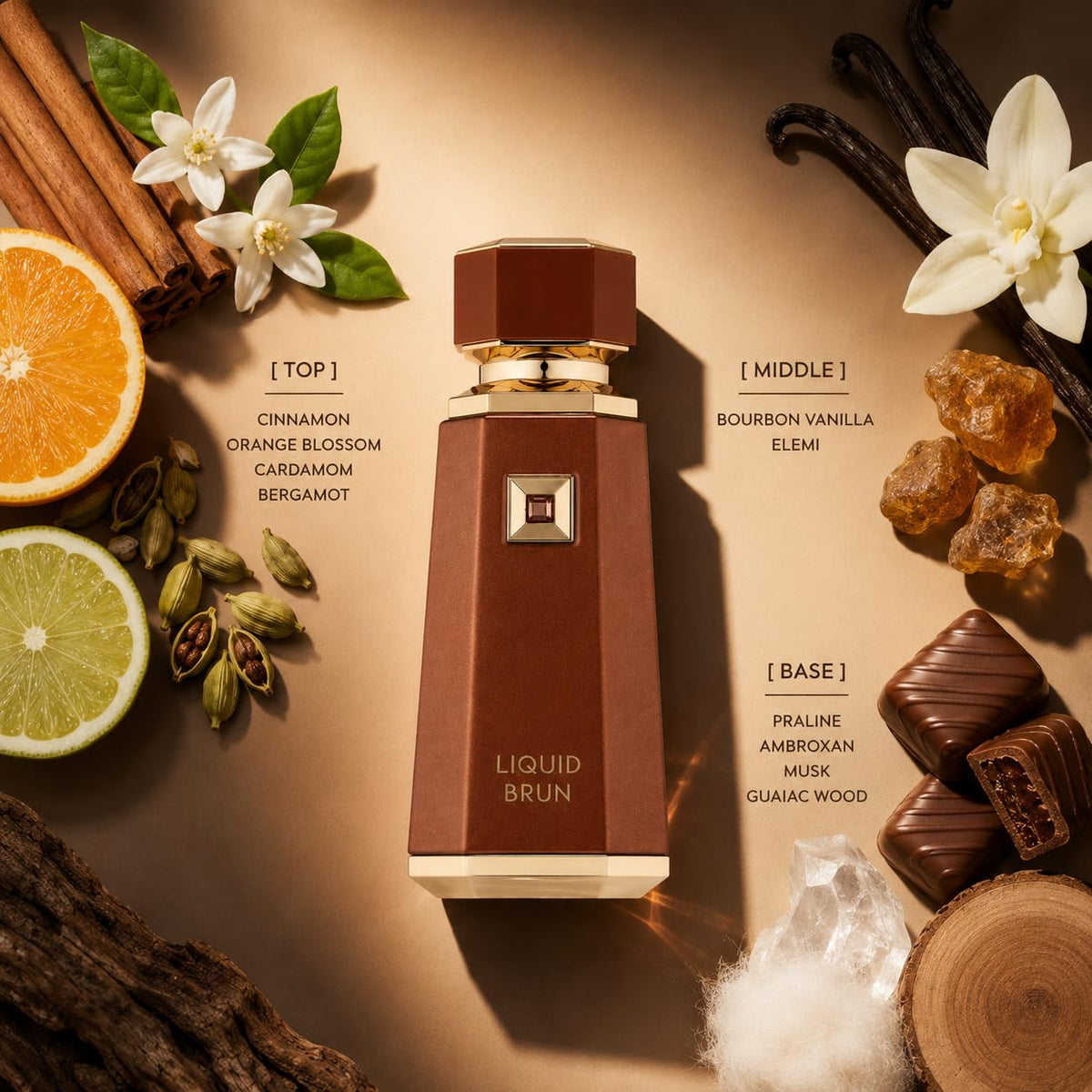 Liquid Brown by Fragrance World for Men - 3.4 oz EDP Spray