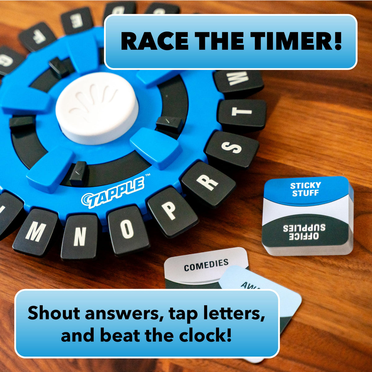 The Original TAPPLE Fast-Paced Category Family Board Game