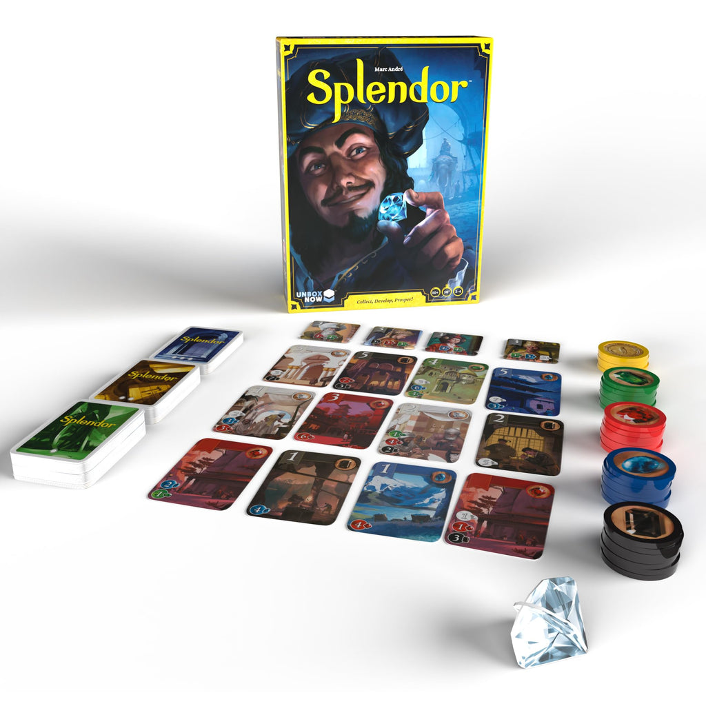 Splendor Board Game - Gem Mining Strategy Game