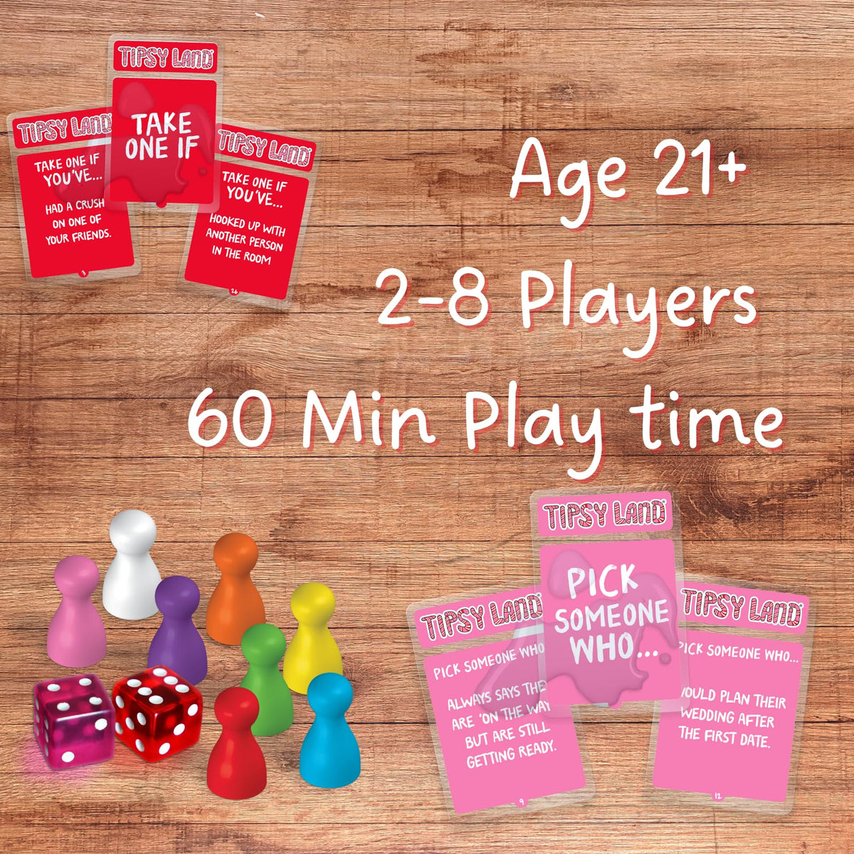TIPSYLAND Original Edition Hilarious Adult Board Game