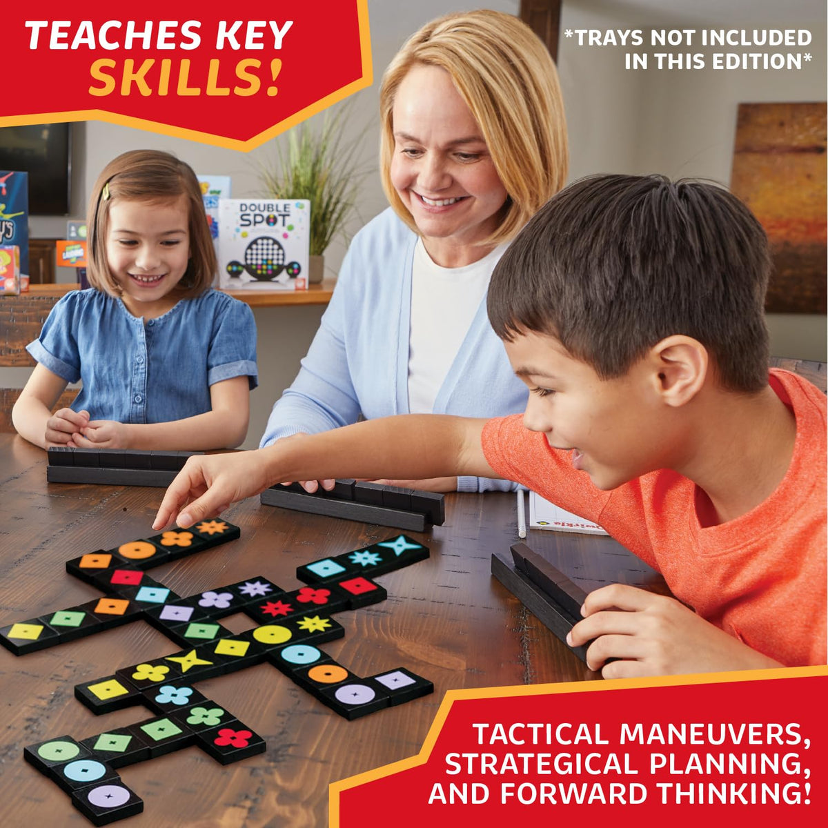 MindWare Qwirkle Color Blind Friendly Family Board Game