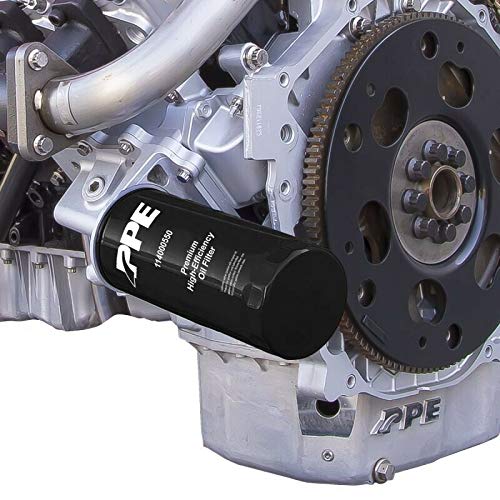 PPE High-Efficiency Oil Filter 114000550 Compatible with 2001-2019 Chevy/GMC 6.6L Duramax