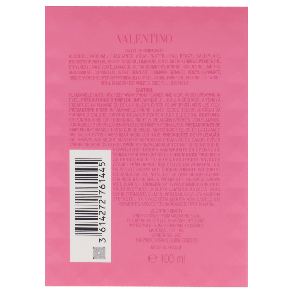 Valentino Donna Born In Roma Eau De Parfum Spray for Women - 3.4 oz / 100ml