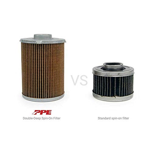 PPE High-Efficiency Oil Filter 114000550 Compatible with 2001-2019 Chevy/GMC 6.6L Duramax