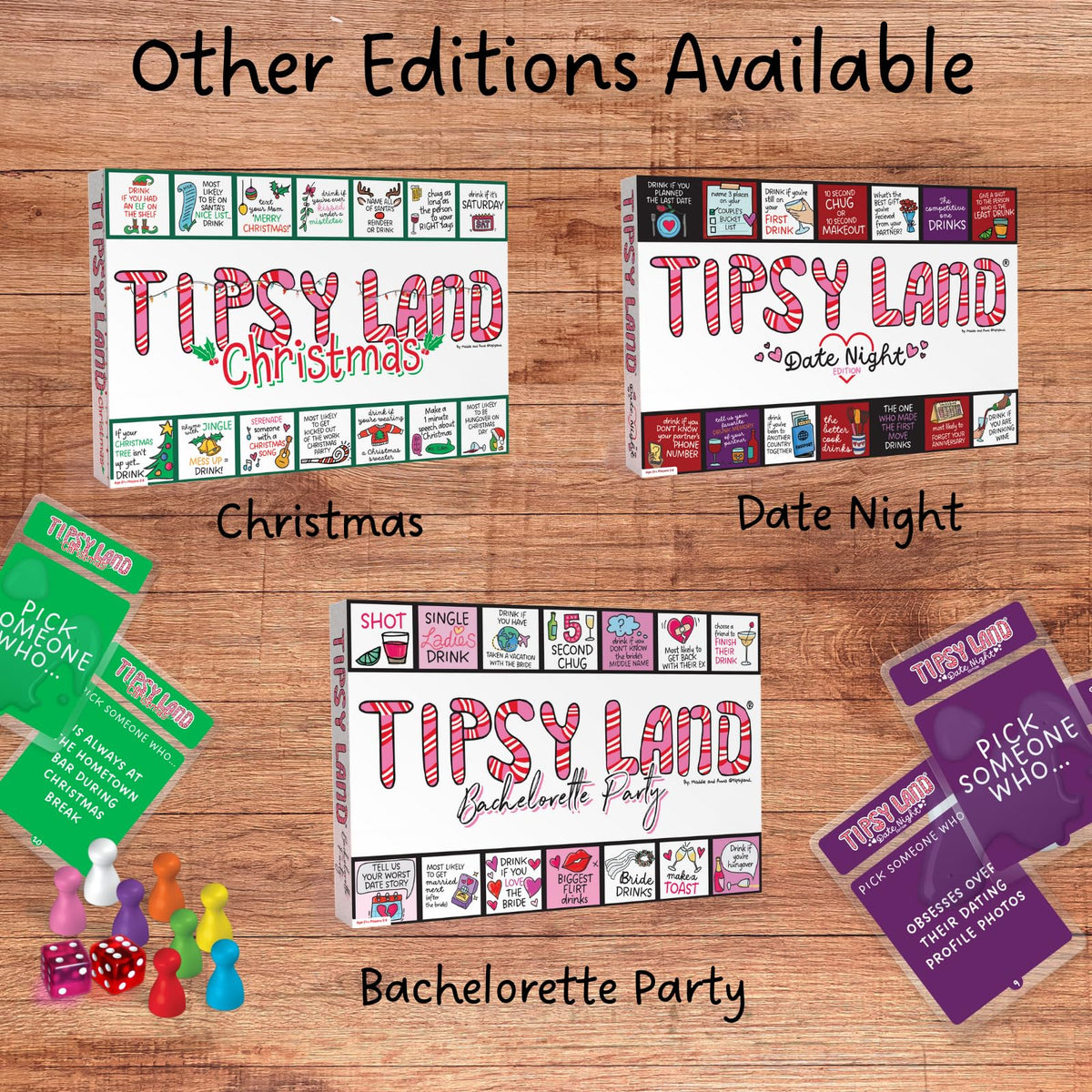 TIPSYLAND Original Edition Hilarious Adult Board Game