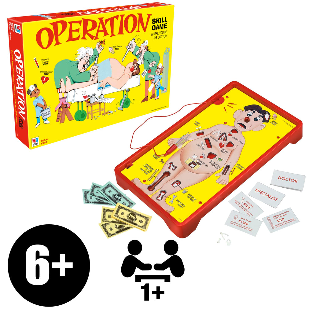 Hasbro Classic Operation Electronic Board Game