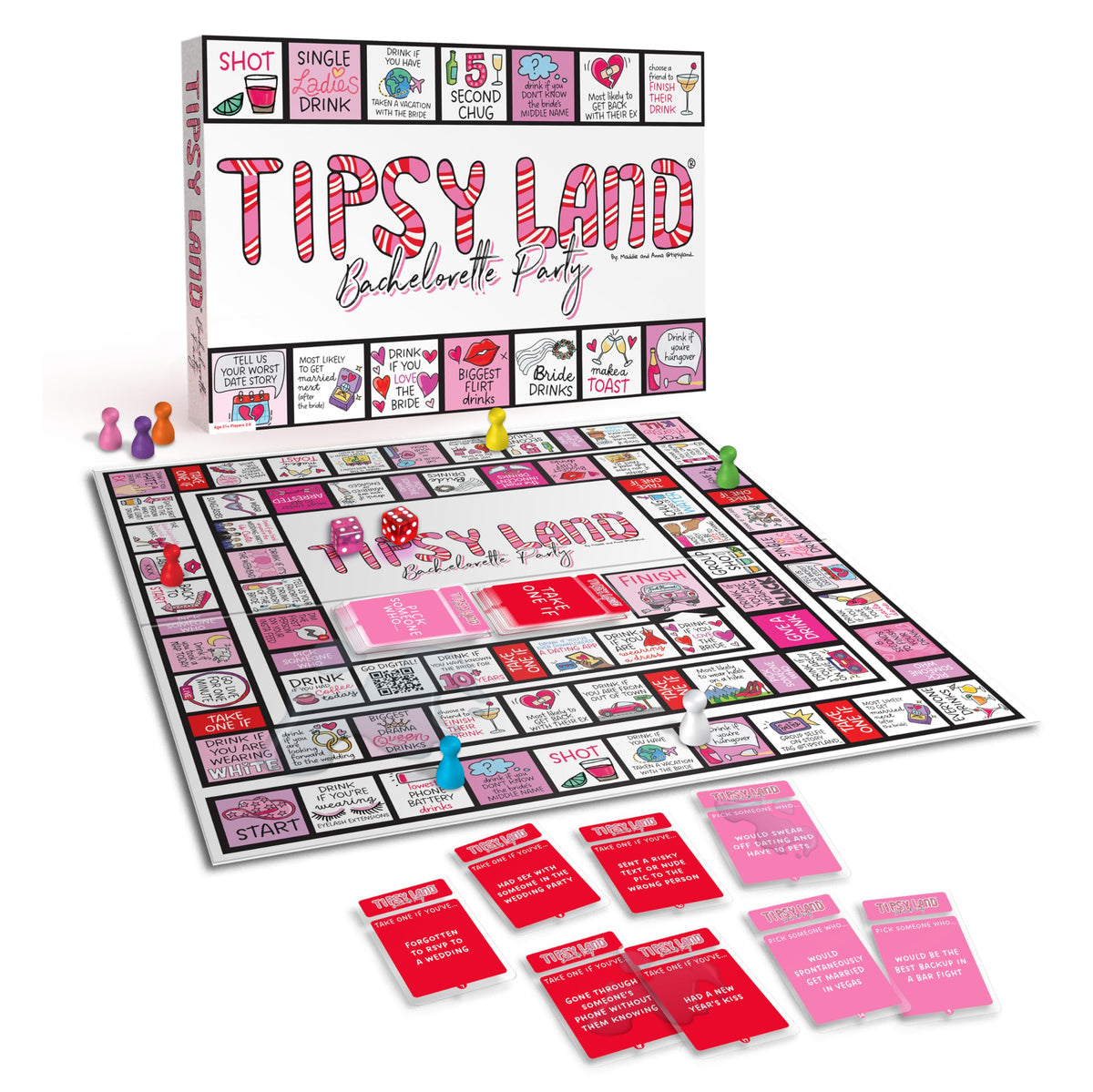 TIPSYLAND Original Edition Hilarious Adult Board Game