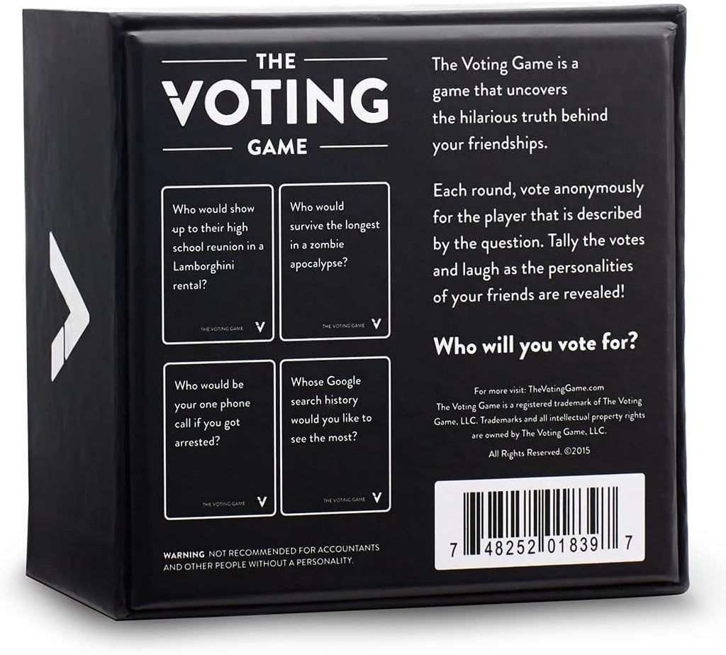 The Voting Game - Hilarious Adult Party Card Game