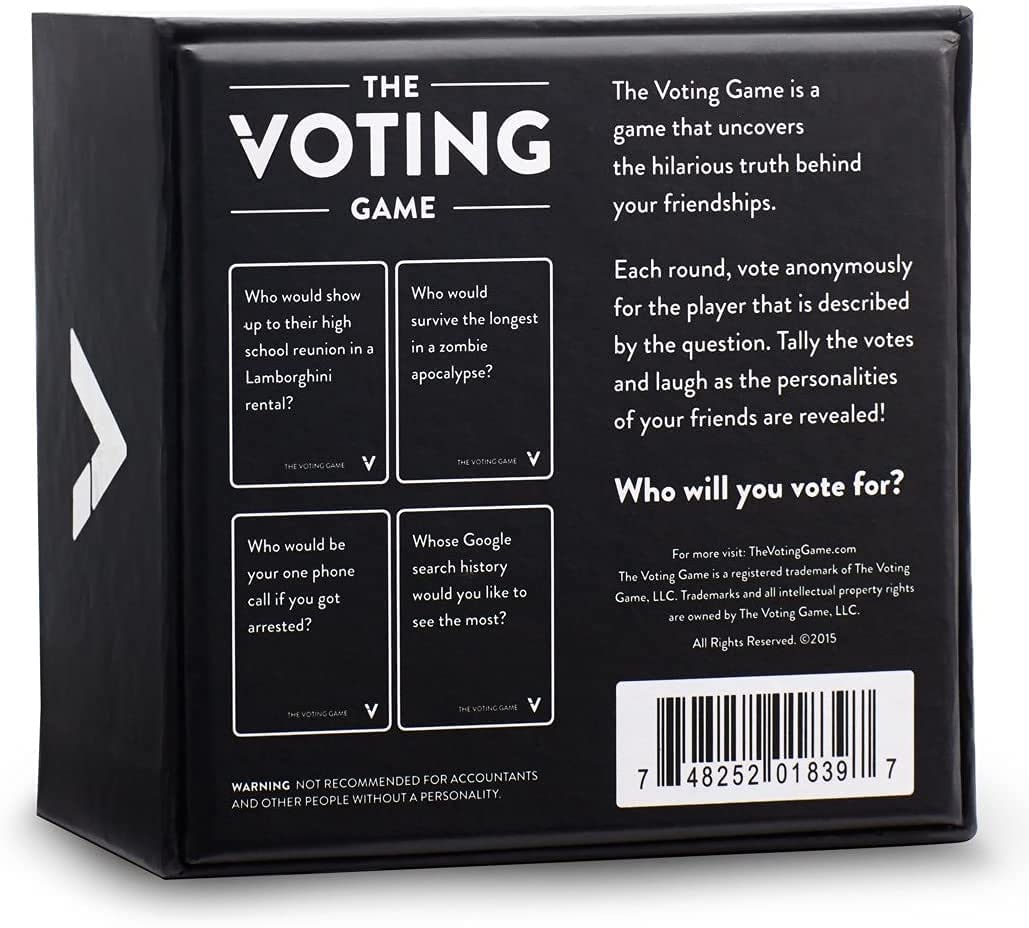 The Voting Game - Hilarious Adult Party Card Game